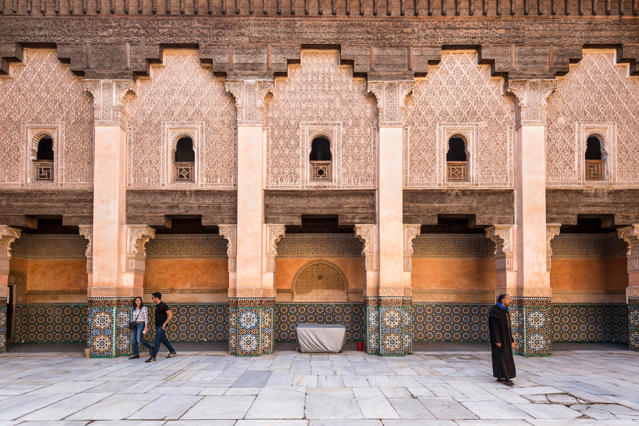 The Ben Youssef Madrasa in Marrakesh, Morocco